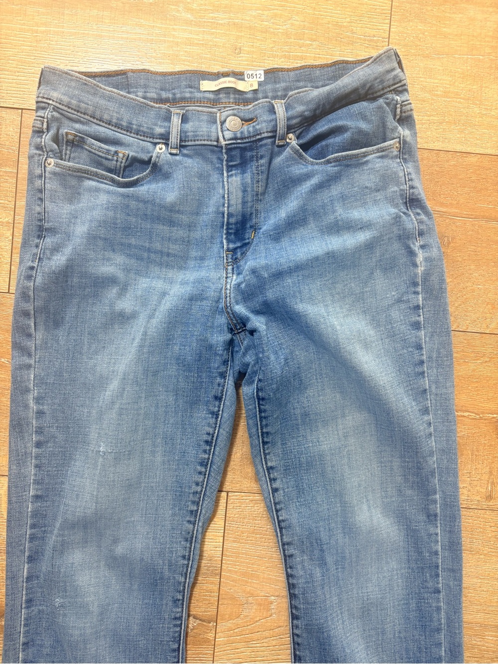 Levi’s Classic Boot Women's Blue Denim Jeans Size 8 0512